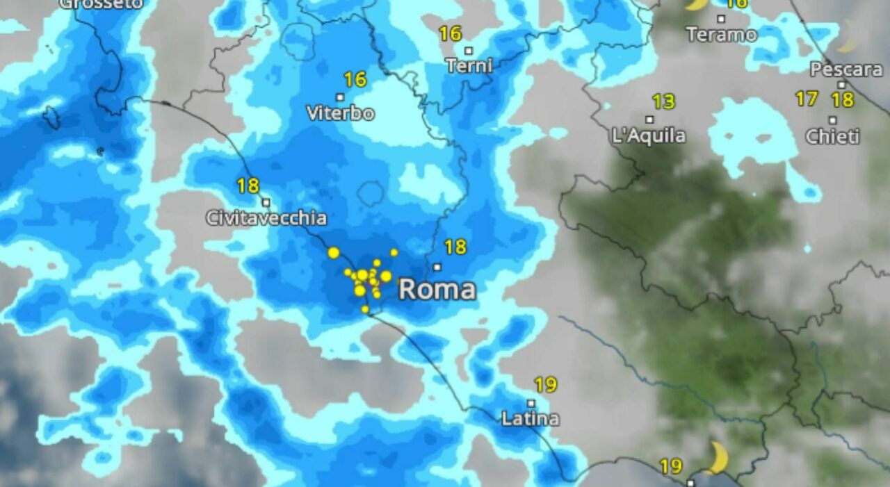 Le previsioni: l’arrivo di rovesci e temporali, durata e tempistiche delle piogge.