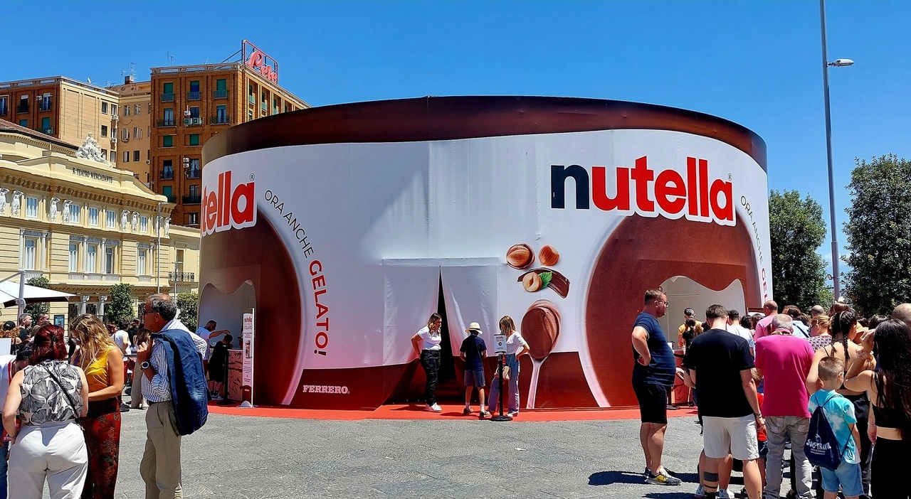 60 anos da Nutella em Nápoles, Ferrero comemora com o novo “Sorvete Nutella”