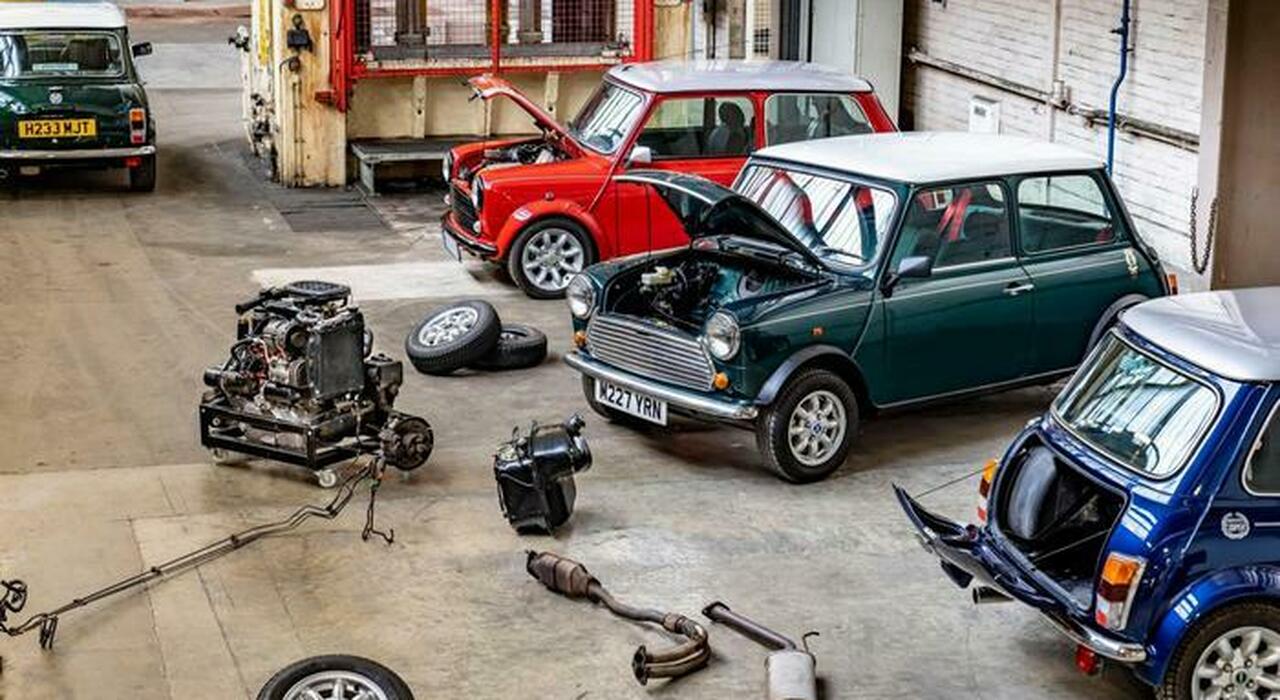 Mini Classic in trasformazione elettrica ad Oxford