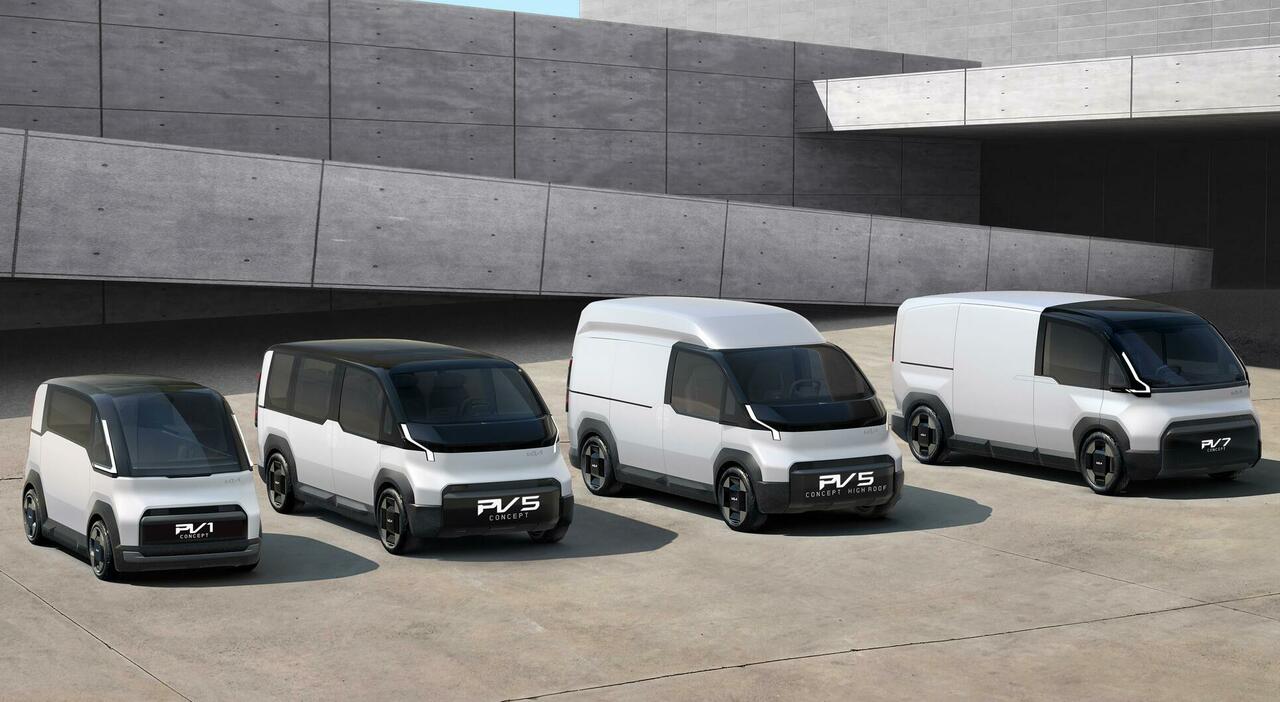 l&rsquo;innovativa gamma di furgoni elettrici di Kia