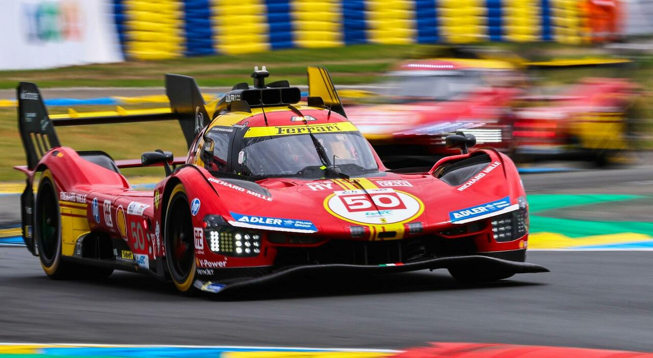 Le Ferrari in testa alla 24 Ore di Le Mans nella prima ora