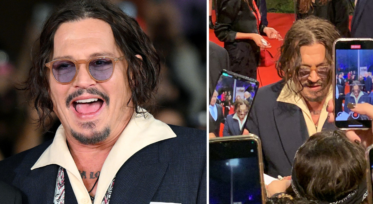 Johnny Depp Receives a Rock Star Welcome in Italy