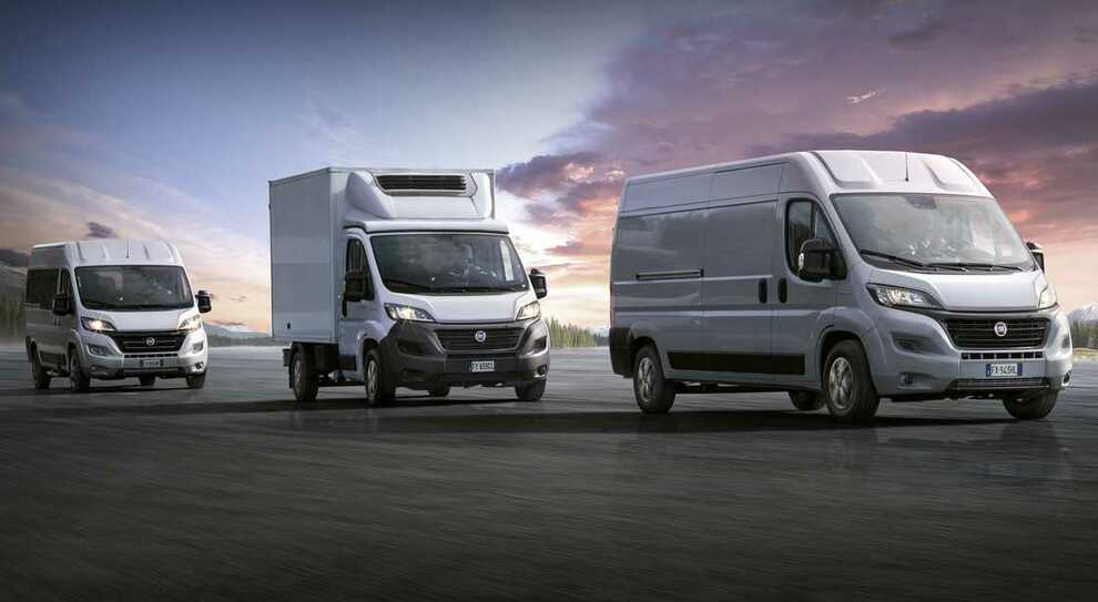 Tre tipologie di Fiat E-Ducato