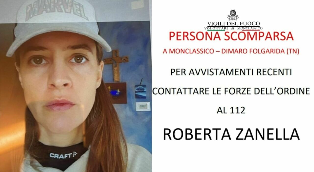 Roberta Zanella scomparsa a 38 anni in Val di Sole, ha lasciato un biglietto: «Vado nel bosco». È giallo