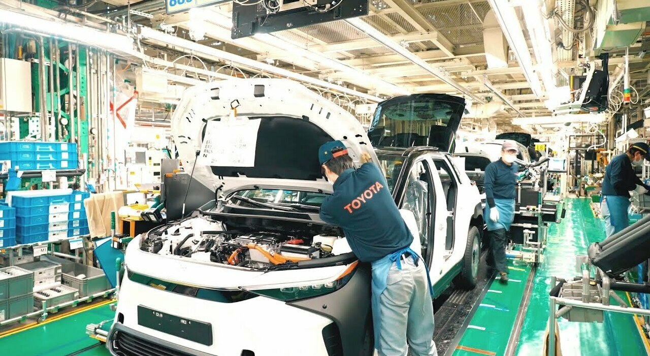 Una fabbrica Toyota