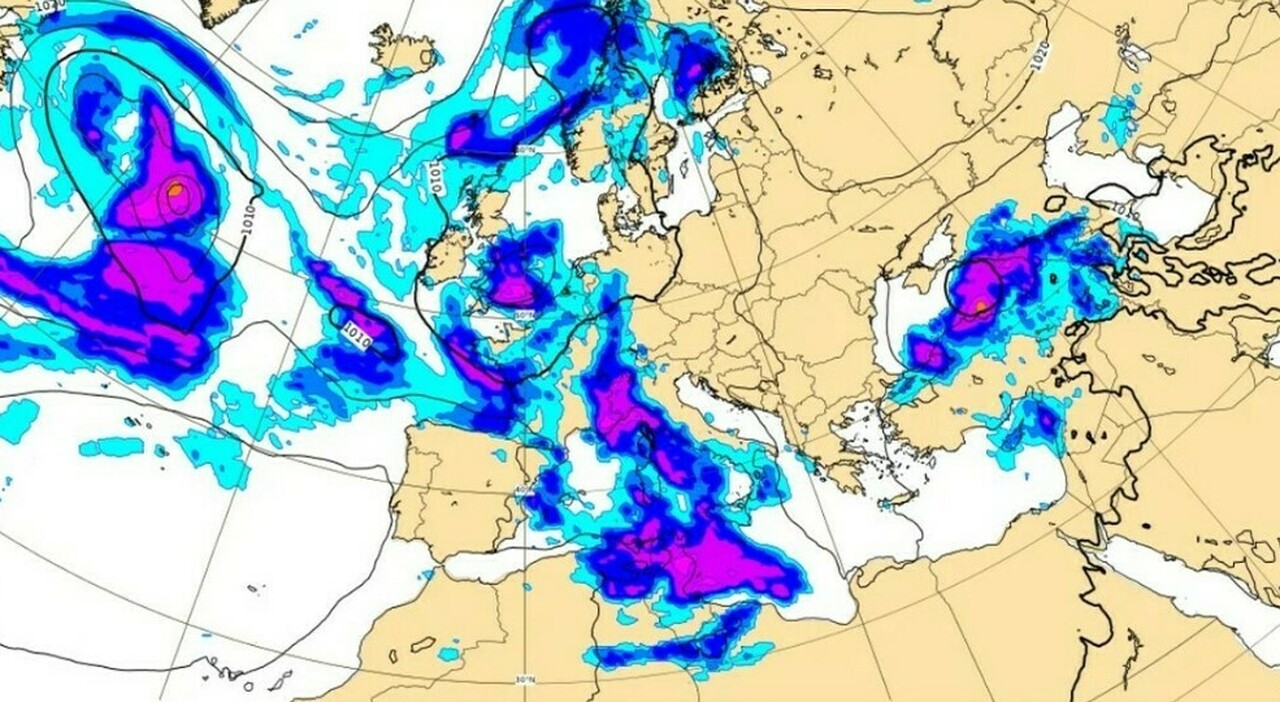 Freddo e temporali in arrivo sull