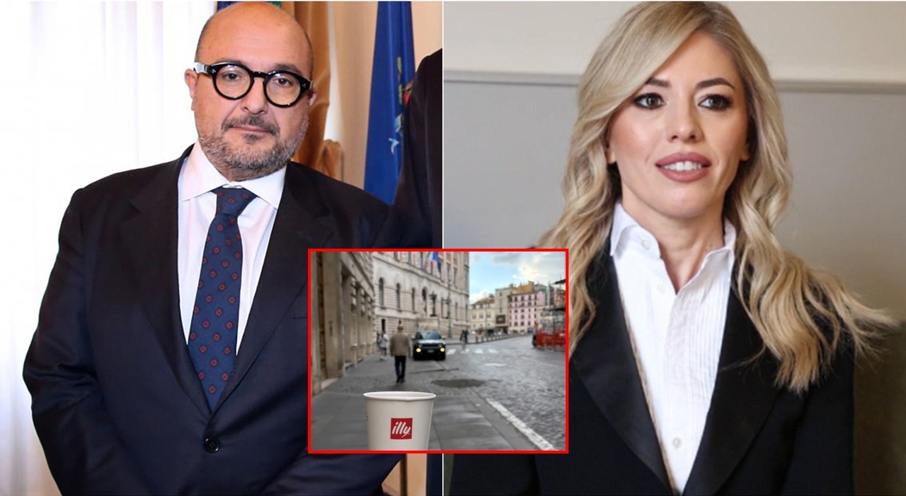 Sangiuliano denuncia Boccia. E lei pubblica la foto con un caffè in piazza del Parlamento