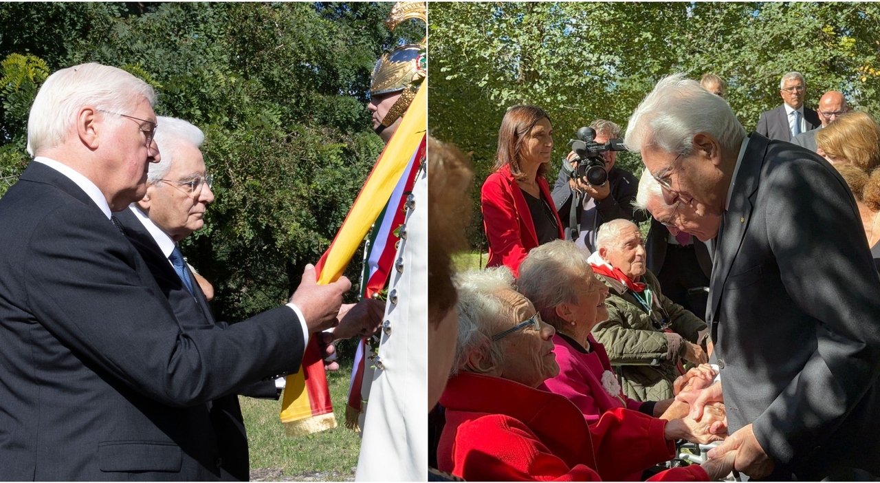 Strage di Marzabotto, Mattarella: «La memoria è responsabilità». Steinmeier: «A nome del mio Paese chiedo perdono»