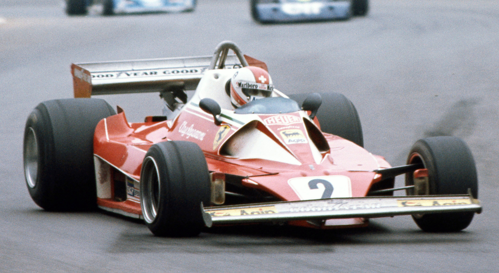 Clay Regazzoni sulla Ferrari 312 T4