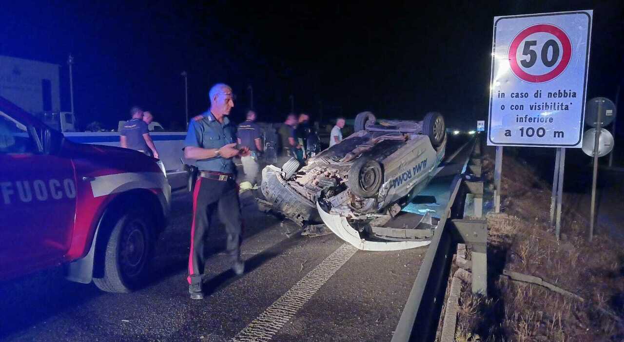 Scontro tra auto sulla Statale: un vigilantes in codice rosso, strada temporaneamente chiusa