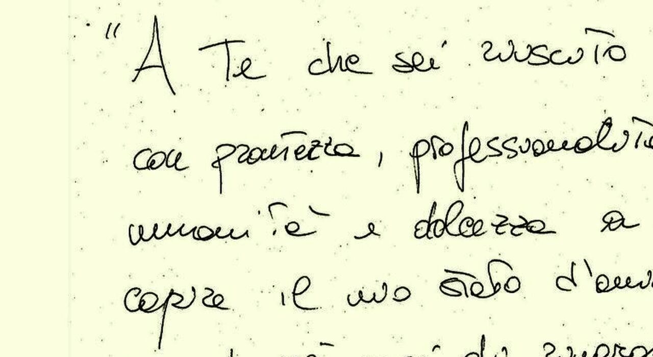 Brief an den Carabinieri, der sie vor ihrem gewalttätigen Ex-Mann gerettet hat