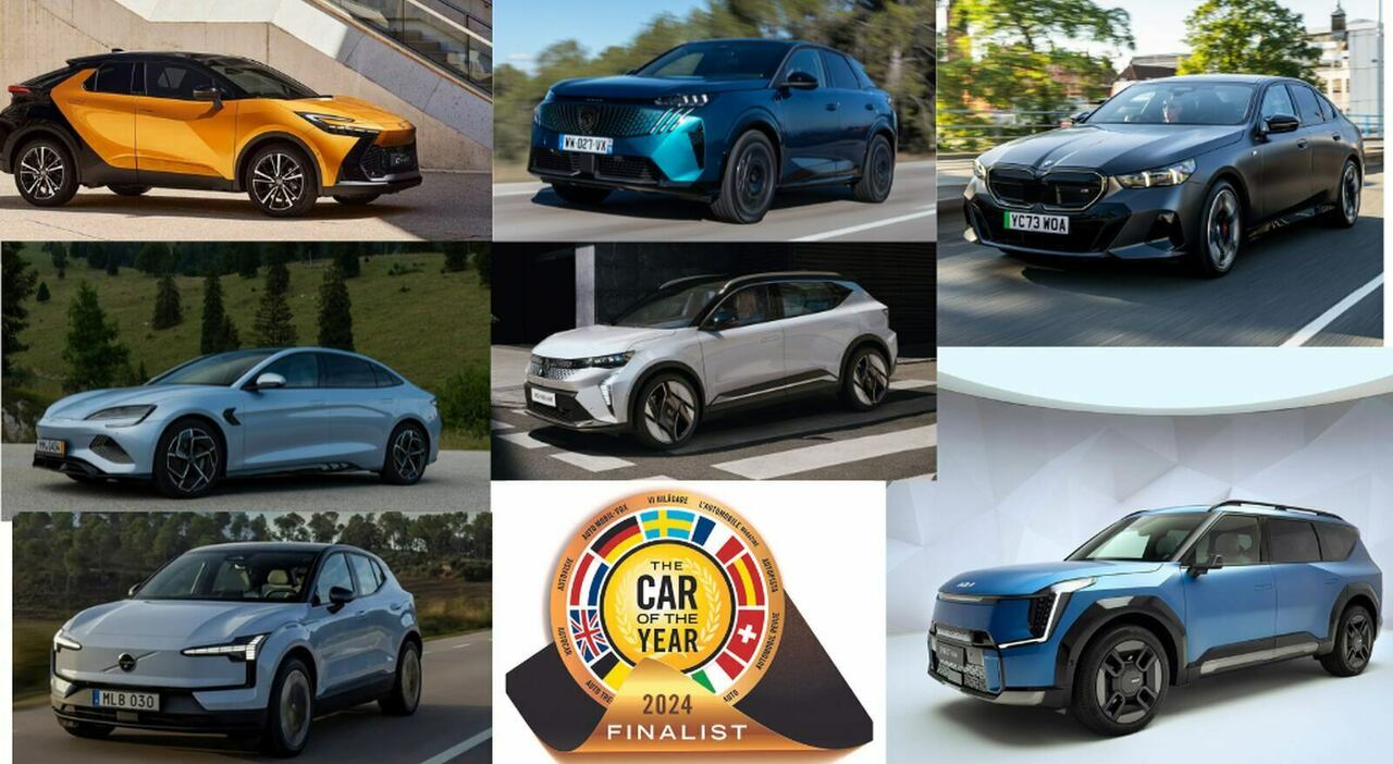 Le auto finaliste al Car of the Year 2024
