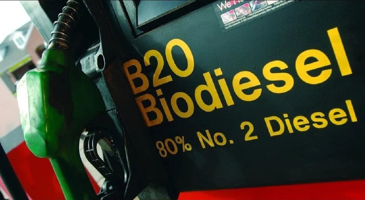 Un distributore di biodiesel
