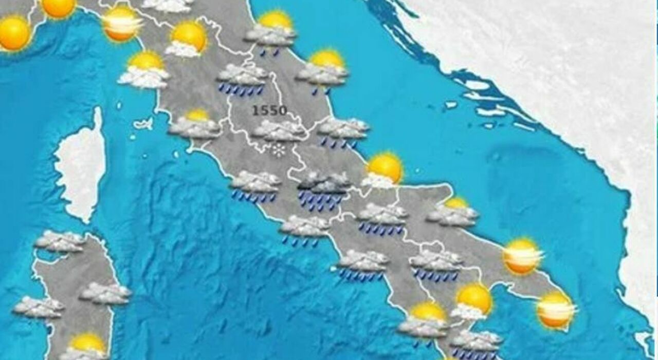 Vento e temporali con allerta gialla