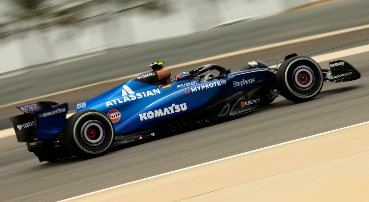 Carlos Sainz con la Williams a Sakhir