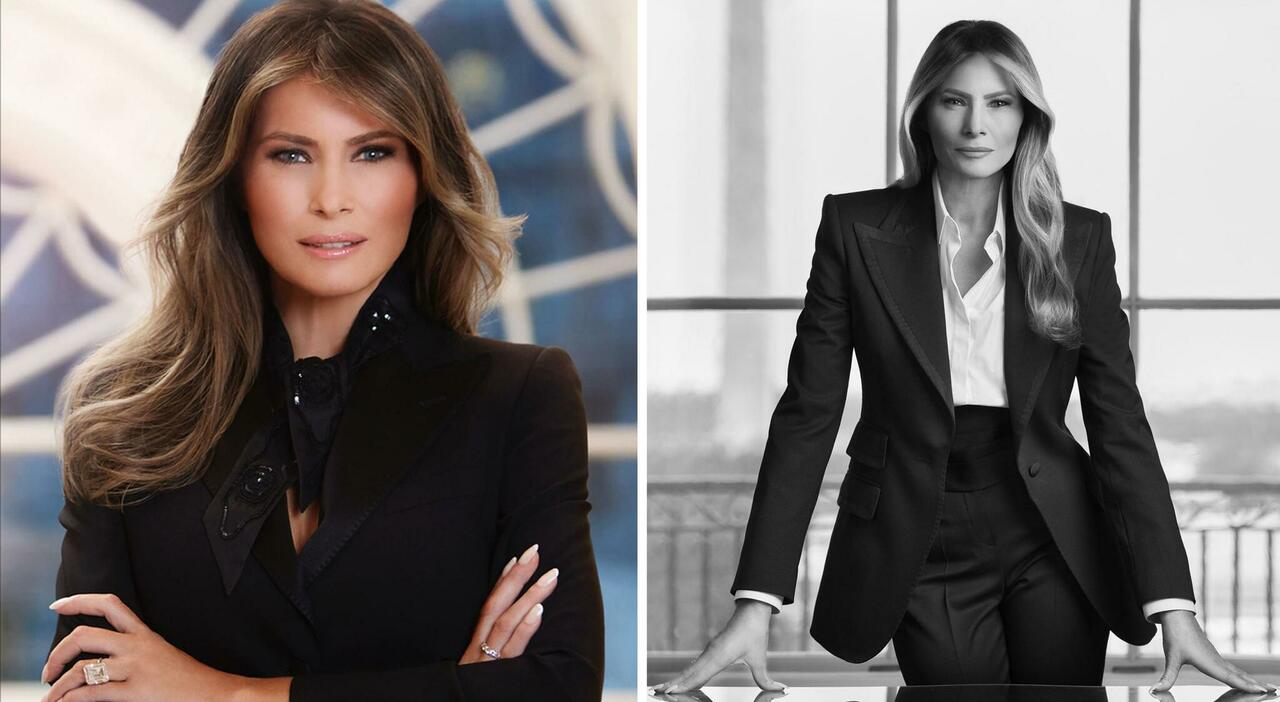 Melania Trump's official portrait under fire