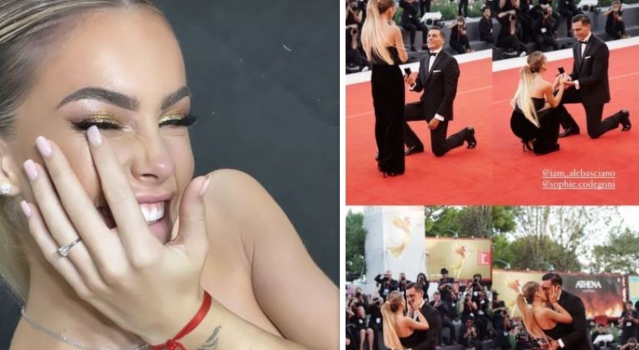 Sophie Codegoni Si Sposa La Proposta Di Alessandro Basciano Da Favola Commozione Sul Red Carpet