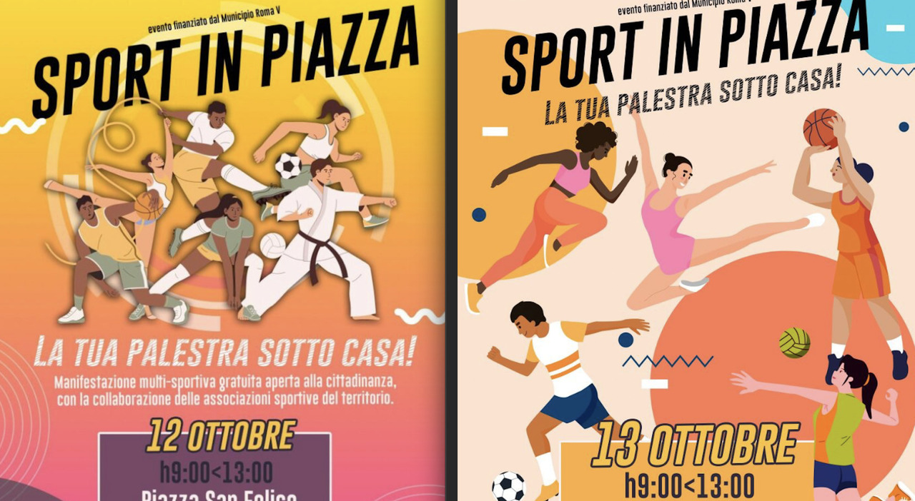 Centocelle si prepara per un weekend di sport in piazza