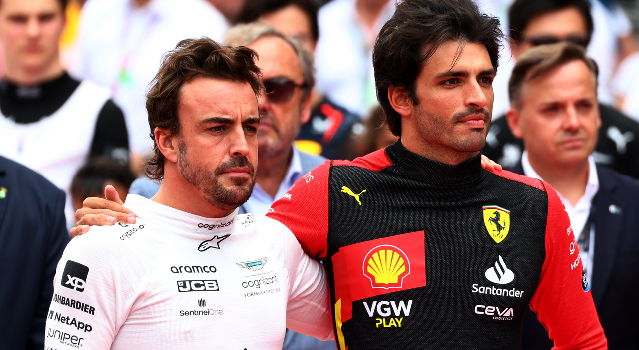 Fernando Alonso e Carlos Sainz. Un possibile coppia spagnola in Aston Martin che dal 2026 avrà i motori Honda