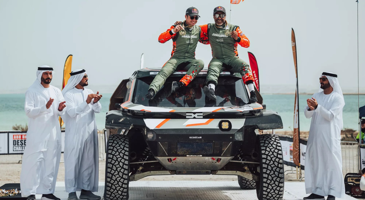 La Dacia Sandrider di Al-Attiyah vince l'Abu Dhabi Desert Challenge