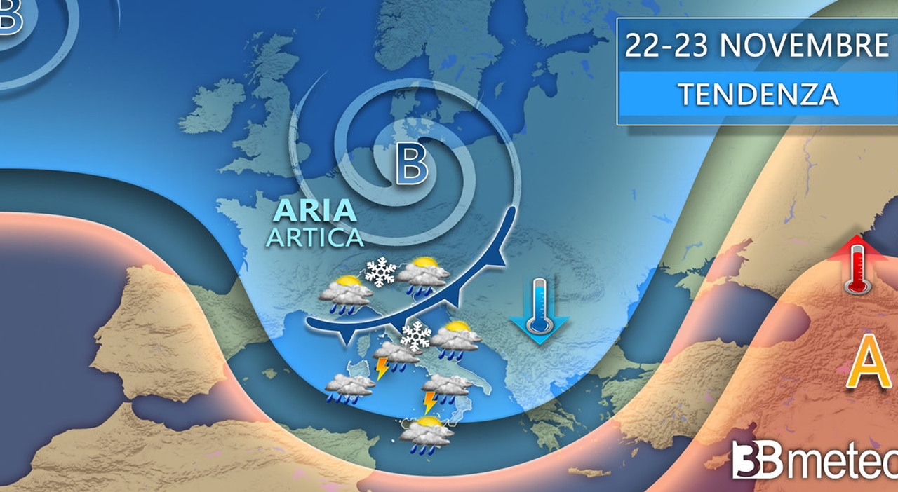 ?Meteo, freddo artico anche sulla Puglia: nuova settimana di pioggia e vento. Le previsioni