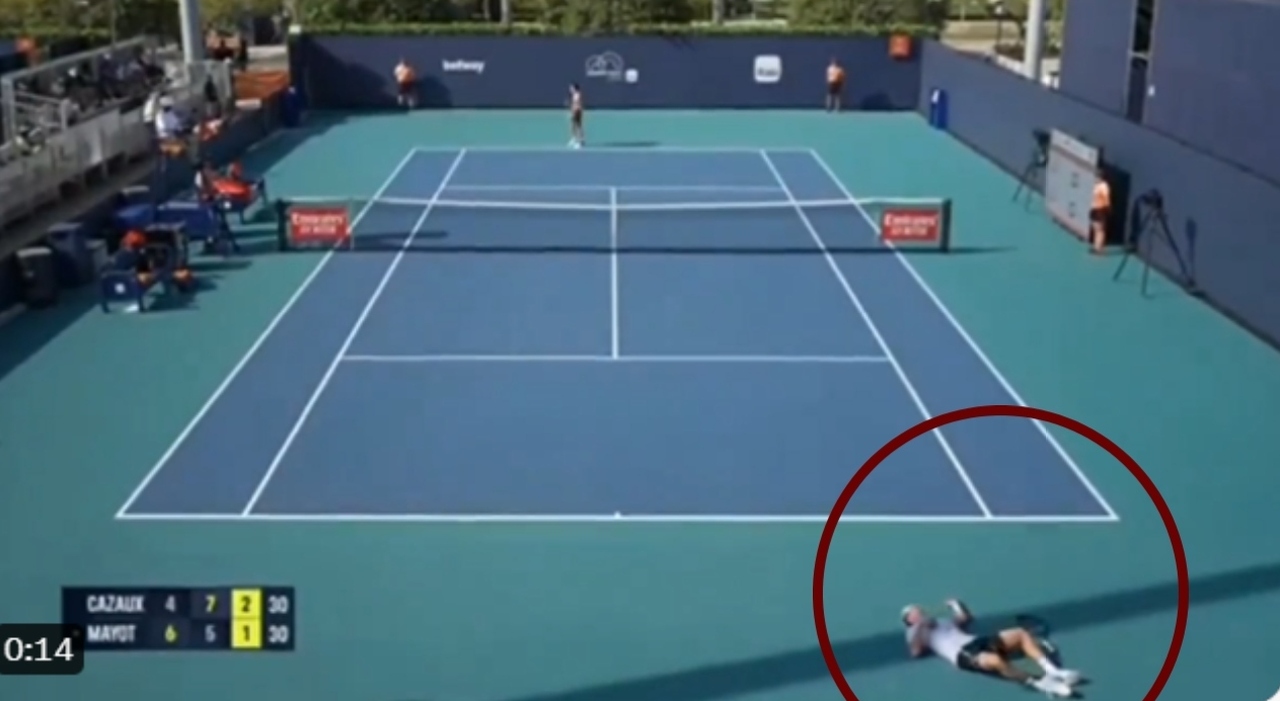 Scary Moments at Miami Tennis Masters 1000 as Arthur Cazaux Collapses on Court