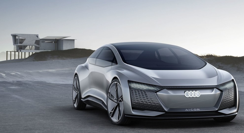 L'Audi Aicon concept elettrica sarà un veicolo funzionale al progetto Smart Energy Network