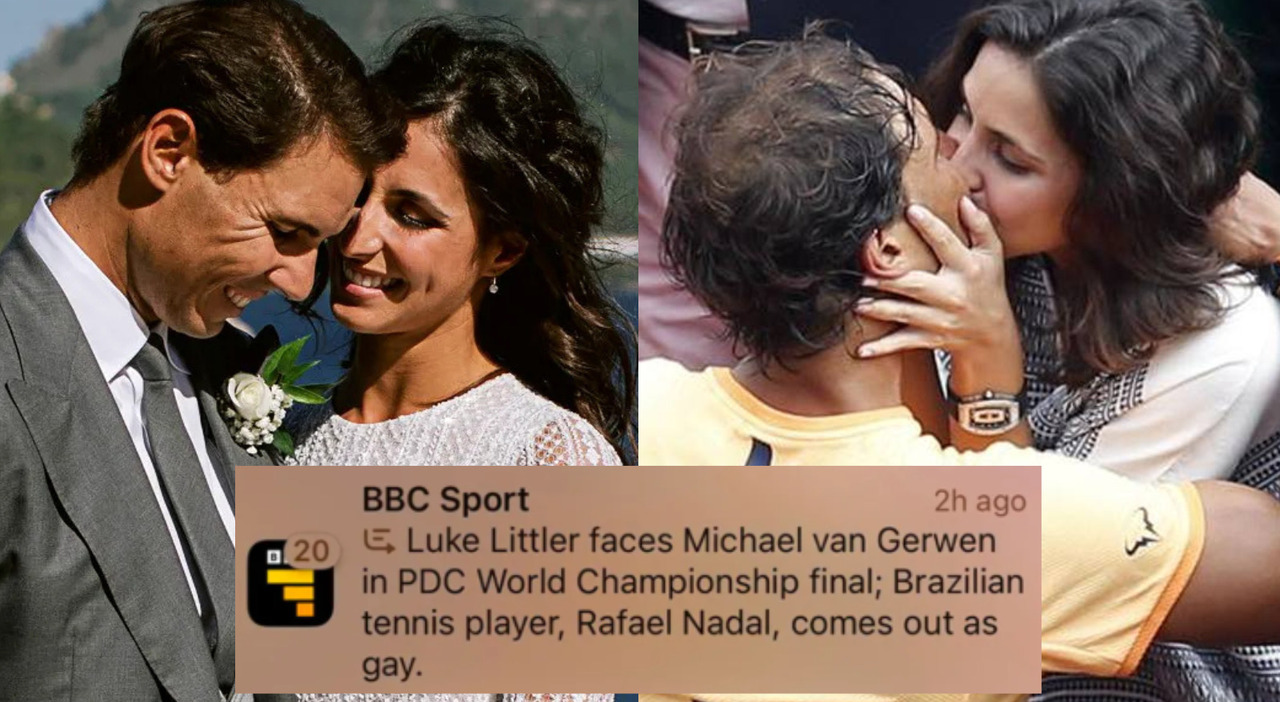 «Rafael Nadal è gay»: le allucinazioni dell?IA colpiscono ancora la BBC (dopo il caso di Luigi Mangione)