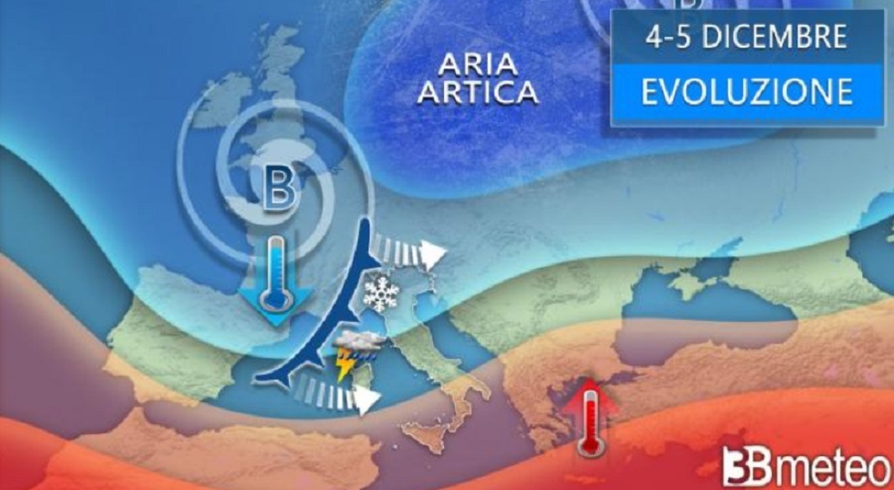 Meteo, Venti Gelidi Da Nord E Crollo Delle Temperature: Neve A Bassa ...