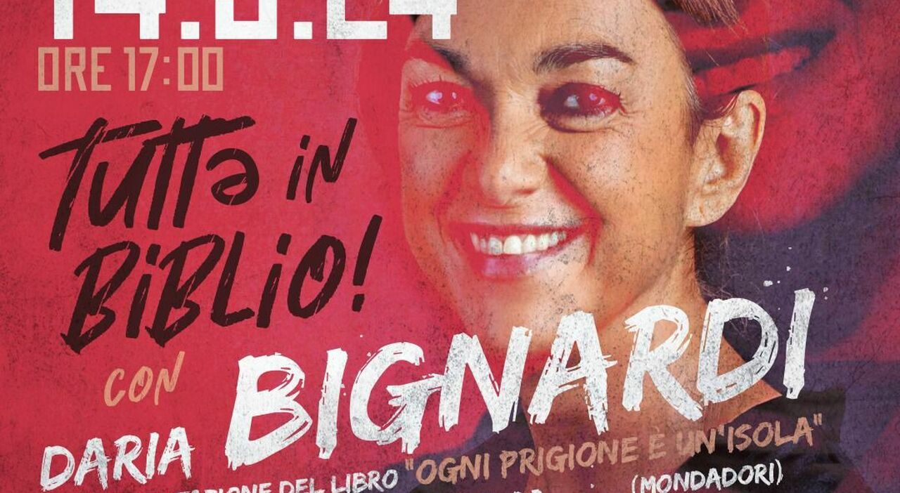 Roma, a Montesacro arriva Daria Bignardi con il suo nuovo libro "Ogni prigione è un'isola" per l'evento "Tutti in Biblio". Ecco dove e quando
