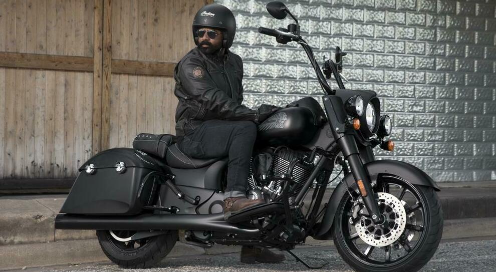 Una India Springfield Dark Horse di Harley-Davidson