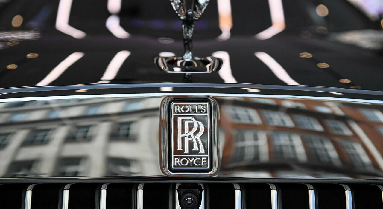 L'inconfondibile stemma della Rolls-Royce