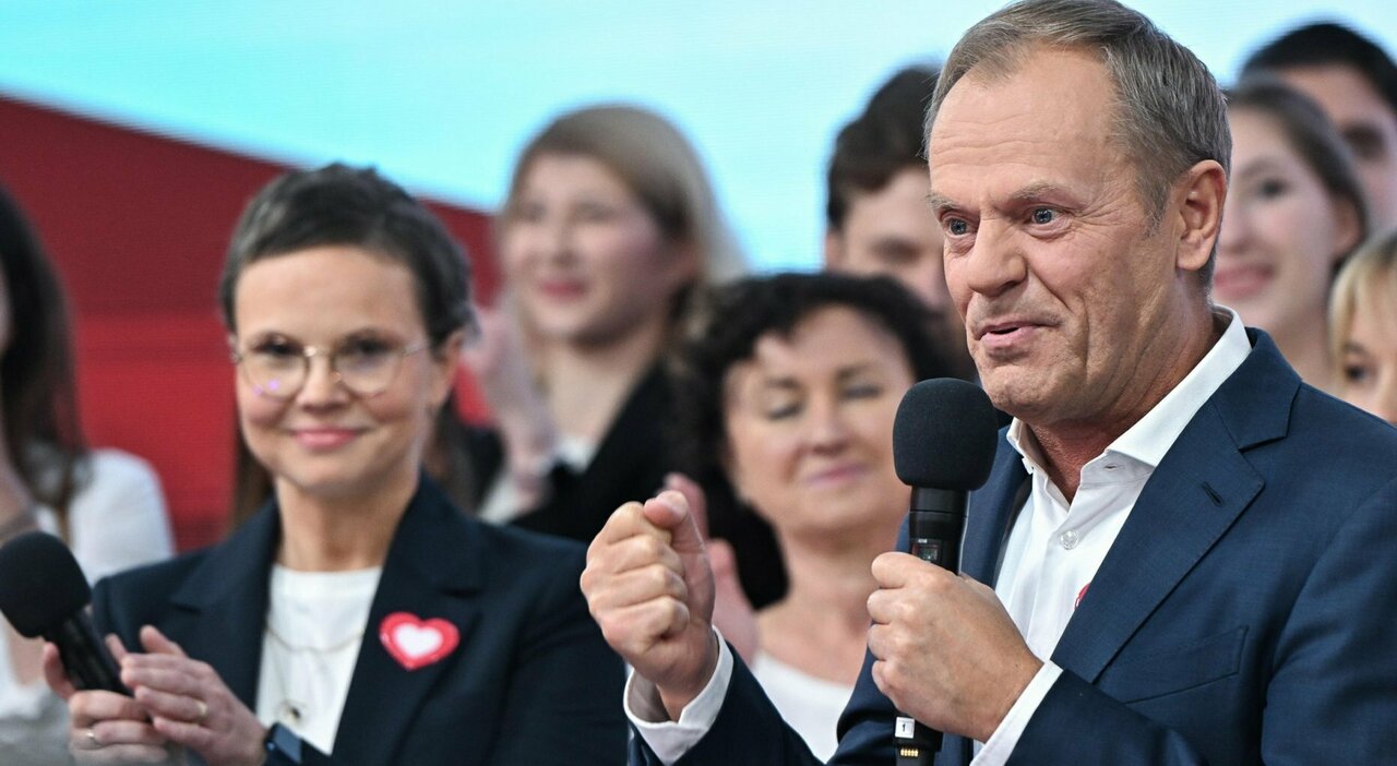 Polonia: negli exit poll il sovranista Pis è in vantaggio, ma la coalizione filo-Ue ha la maggioranza.  Tusk ripercorre la vittoria: «La stagione populista è finita»