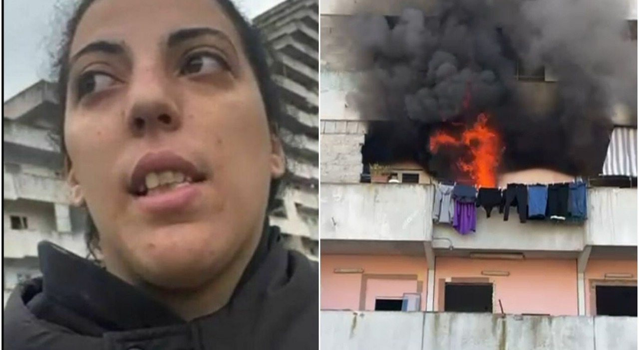 Vele di Scampia, in fiamme la casa di Nadia: lanciò appello per nuova sistemazione