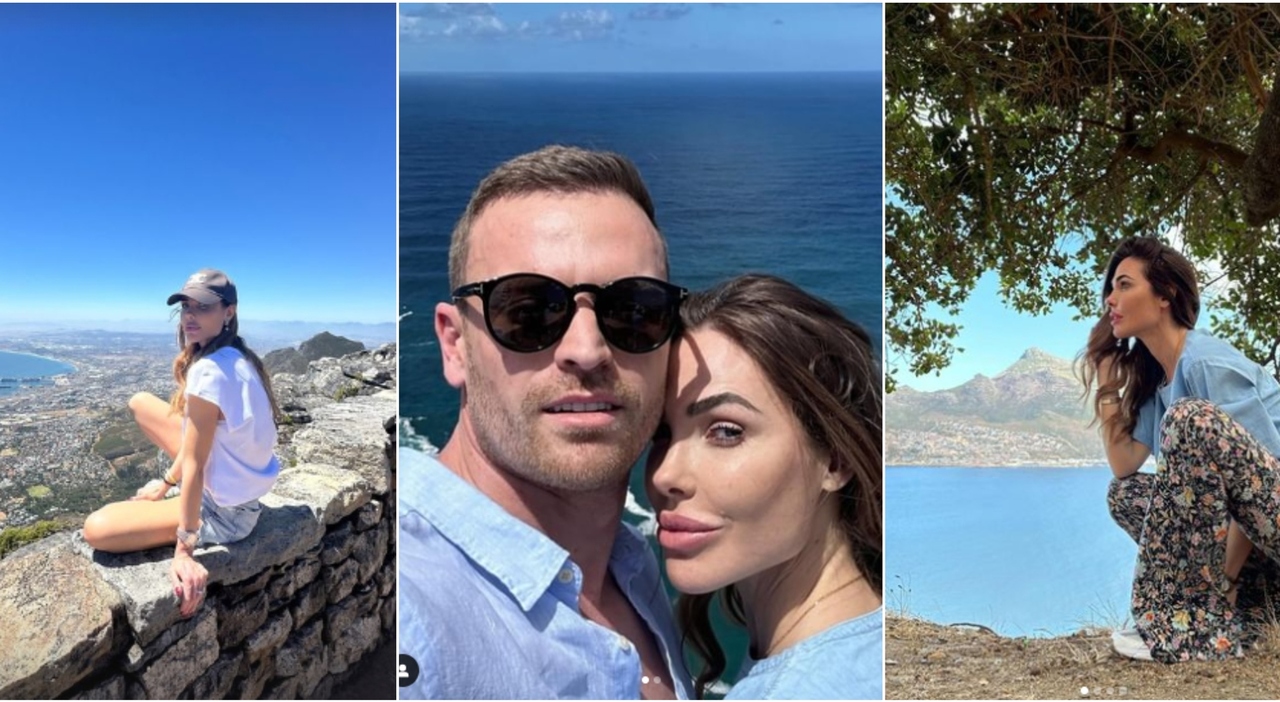 Ilary Blasi y su novio Bastian Muller disfrutan de unas vacaciones románticas en Sudáfrica