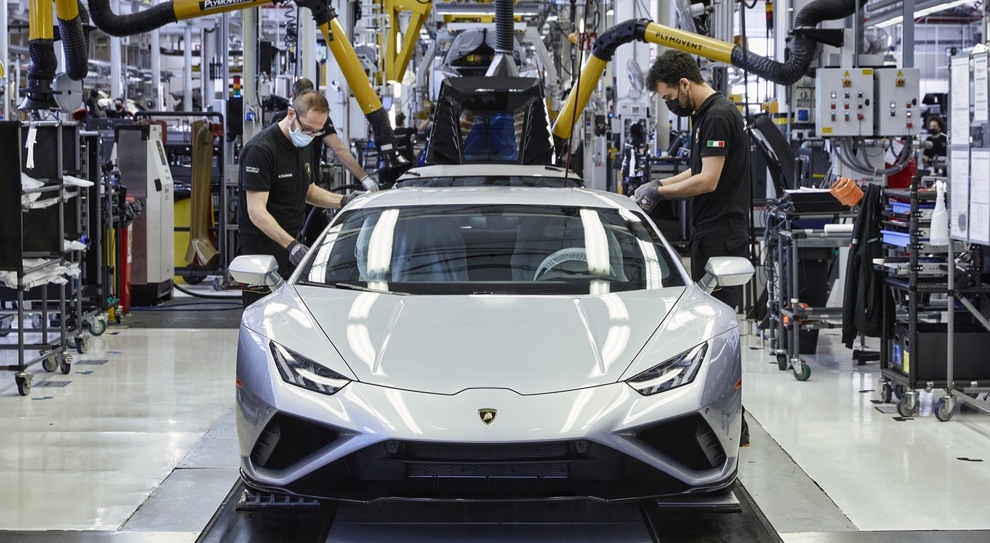 La fabbrica Lamborghini