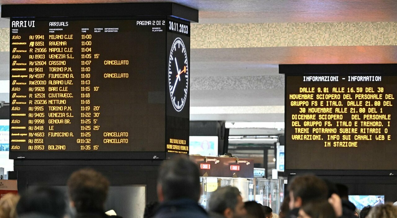 Sciopero trasporti 13 dicembre 2024: treni garantiti (Trenitalia e Italo) e orari delle metro, la guida città per città