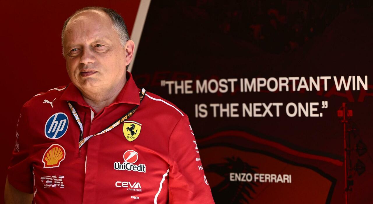 il team principal della Ferrari Frederic Vasseur
