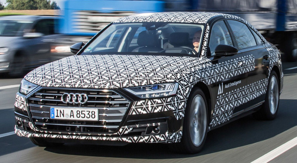La nuova Audi A8 su cui debutta il traffic jam
