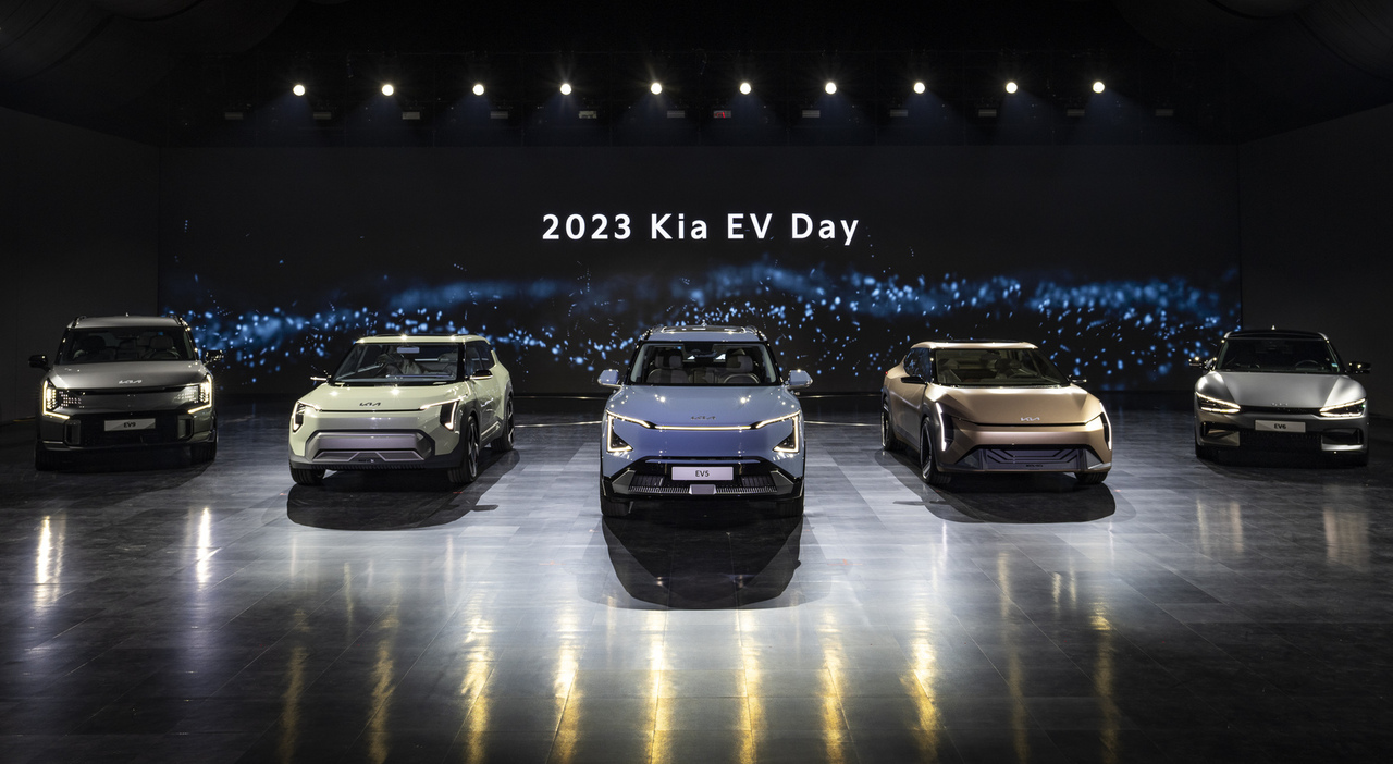 La gamma EV di Kia svelata in Corea
