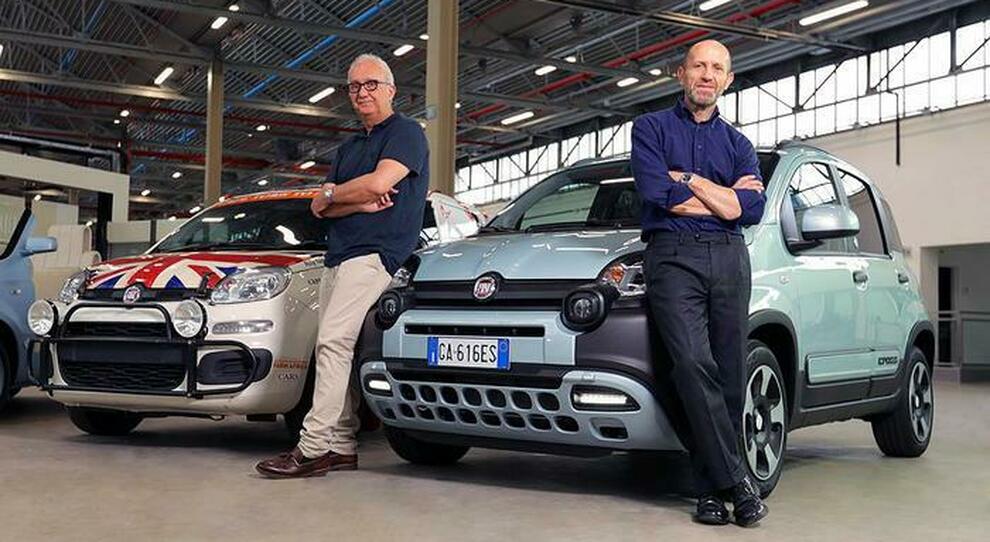 da destra Luca Napolitano, head of Emea Fiat, Lancia & Abarth brands assieme a Roberto Giolito, head of Emea FCA Heritage