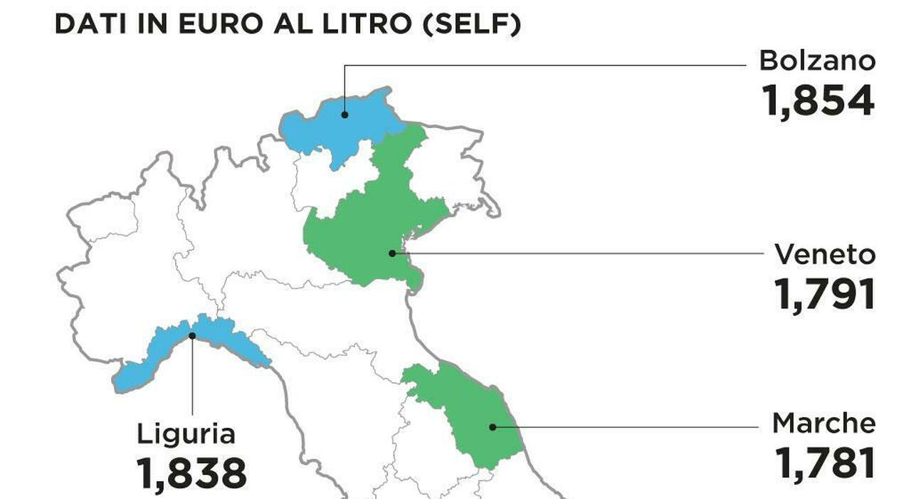 Benzina e gasolio, rincari record: ai self service prezzi ai massimi da agosto. Ecco quanto costa fare il pieno