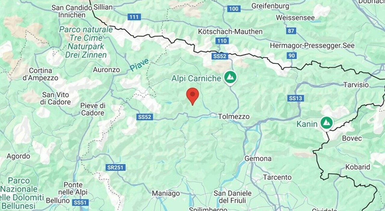 Terremoto in Friuli: scossa di magnitudo 3.7 nella notte