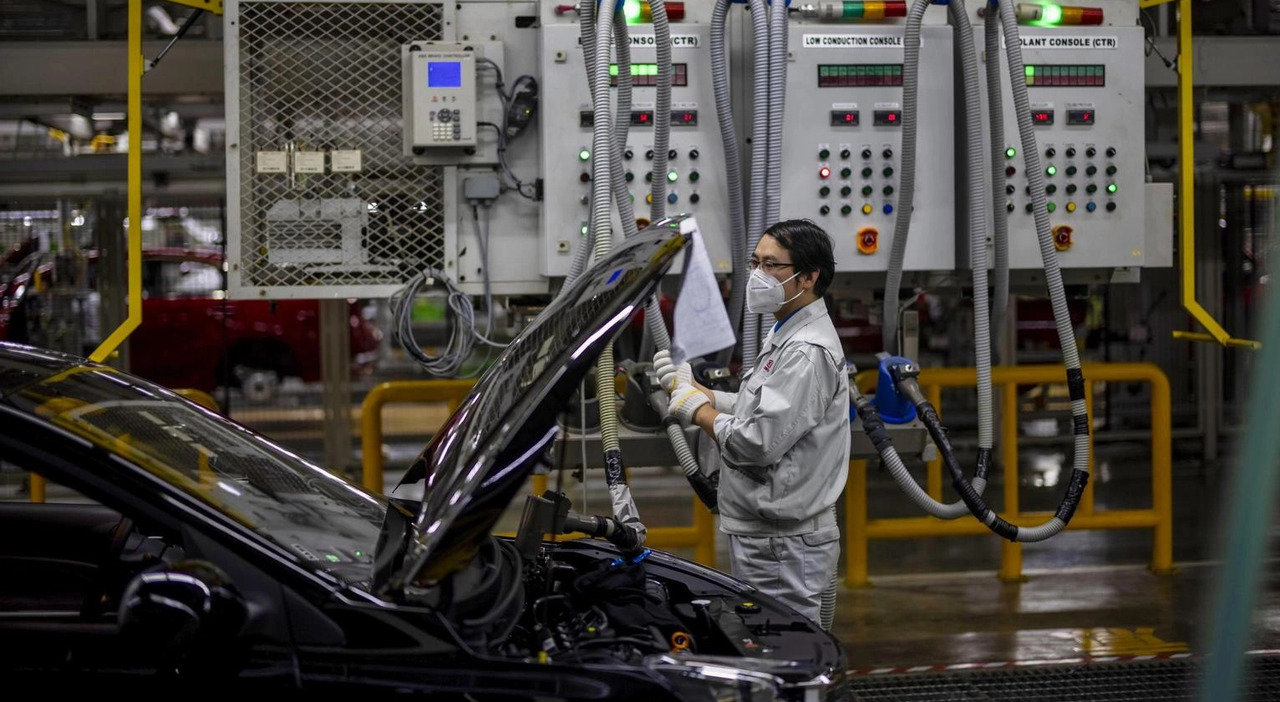 Uno stabilimento Dongfeng Motors