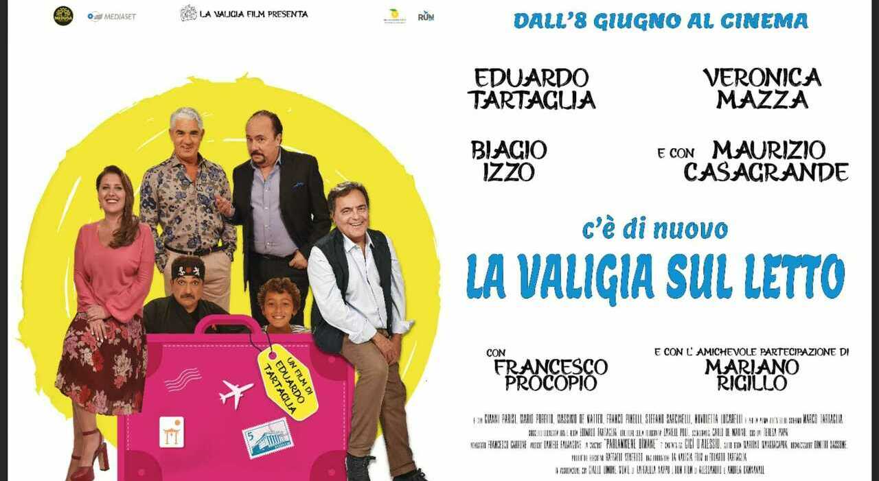 Eduardo Tartaglia torna al cinema con “C'è di nuovo la valigia sul letto”