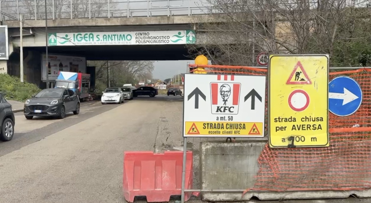 Melito, cantiere via Appia, nuova chiusura al traffico. È caos