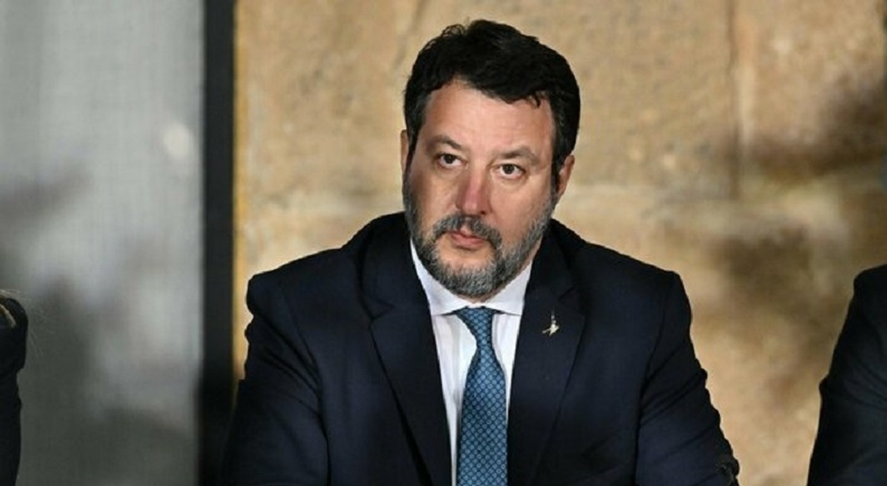 il ministro delle Infrastrutture Matteo Salvini