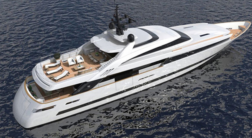 Il teaser dell'Alloy 43 di Isa Yacht