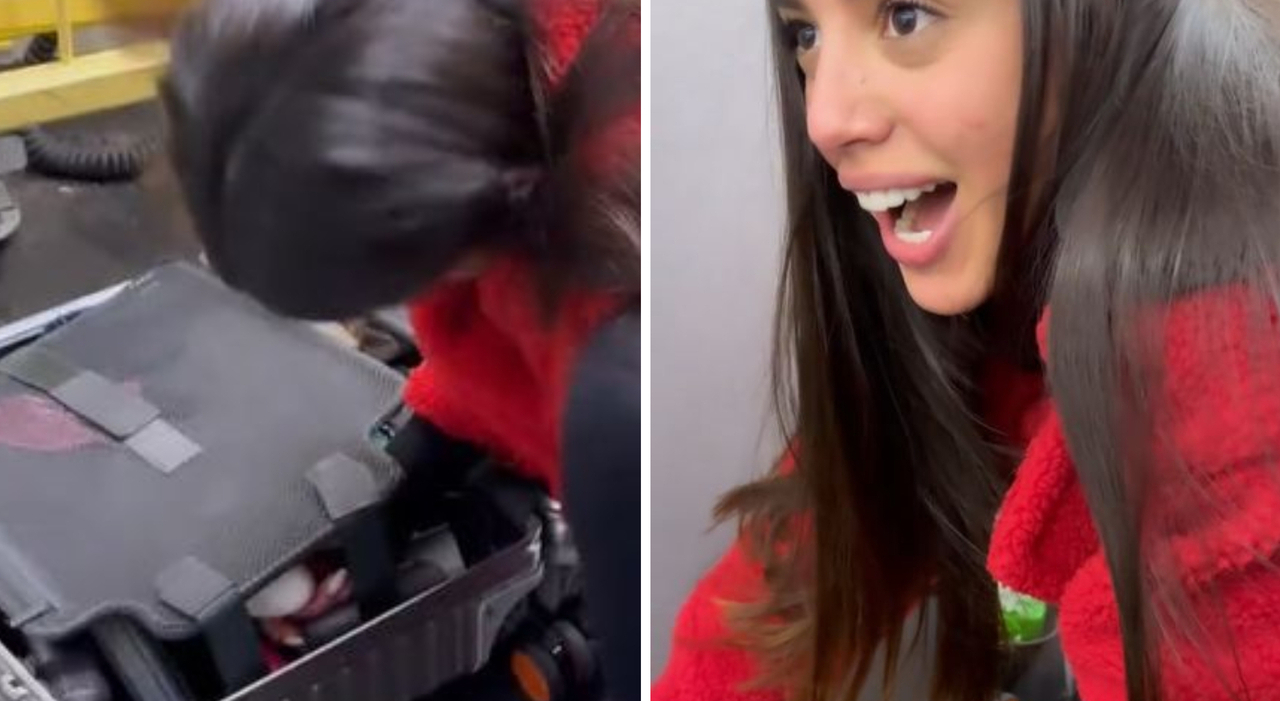La valigia vibra prima del decollo, la polizia fa scendere l'influencer ...