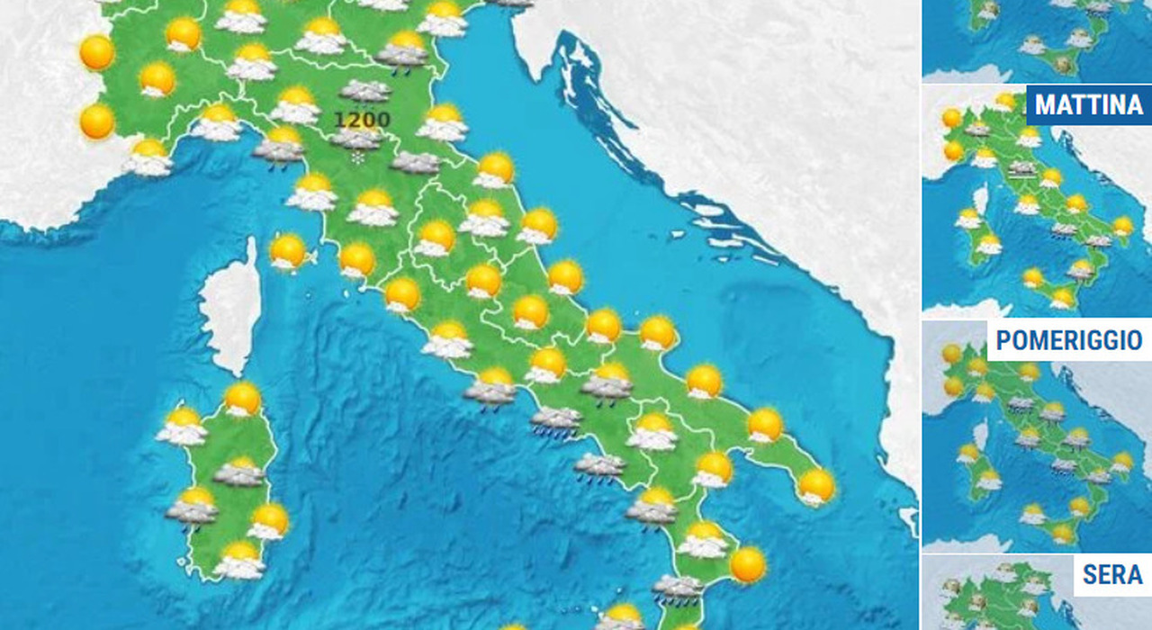 Unpredictable Spring Weather in Italy: Cold Snap and Rainfall Preceding Warmer Days